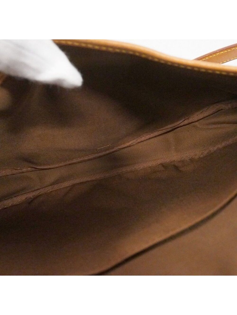 Louis Vuitton Shoulder Bag Monogram Saumur 30 Brown - Picture 4 of 10